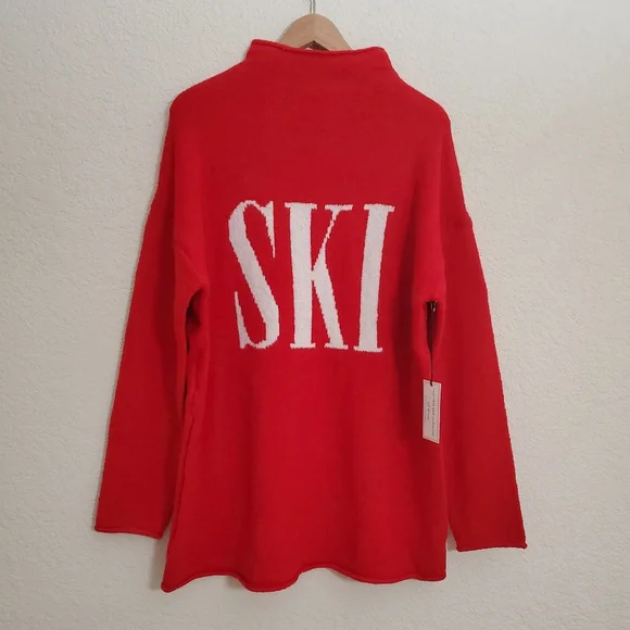 Cupcakes & cashmere sweater ski red white - Picture 4 of 5